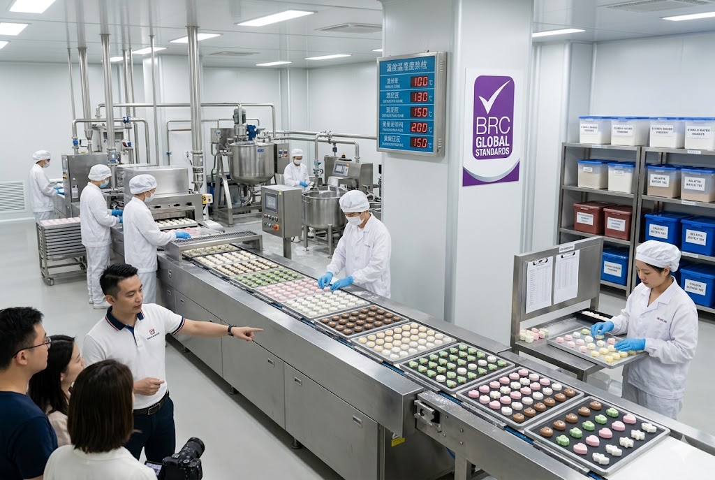 Marshmallow Factory Tour Inside a marshmallow production factory