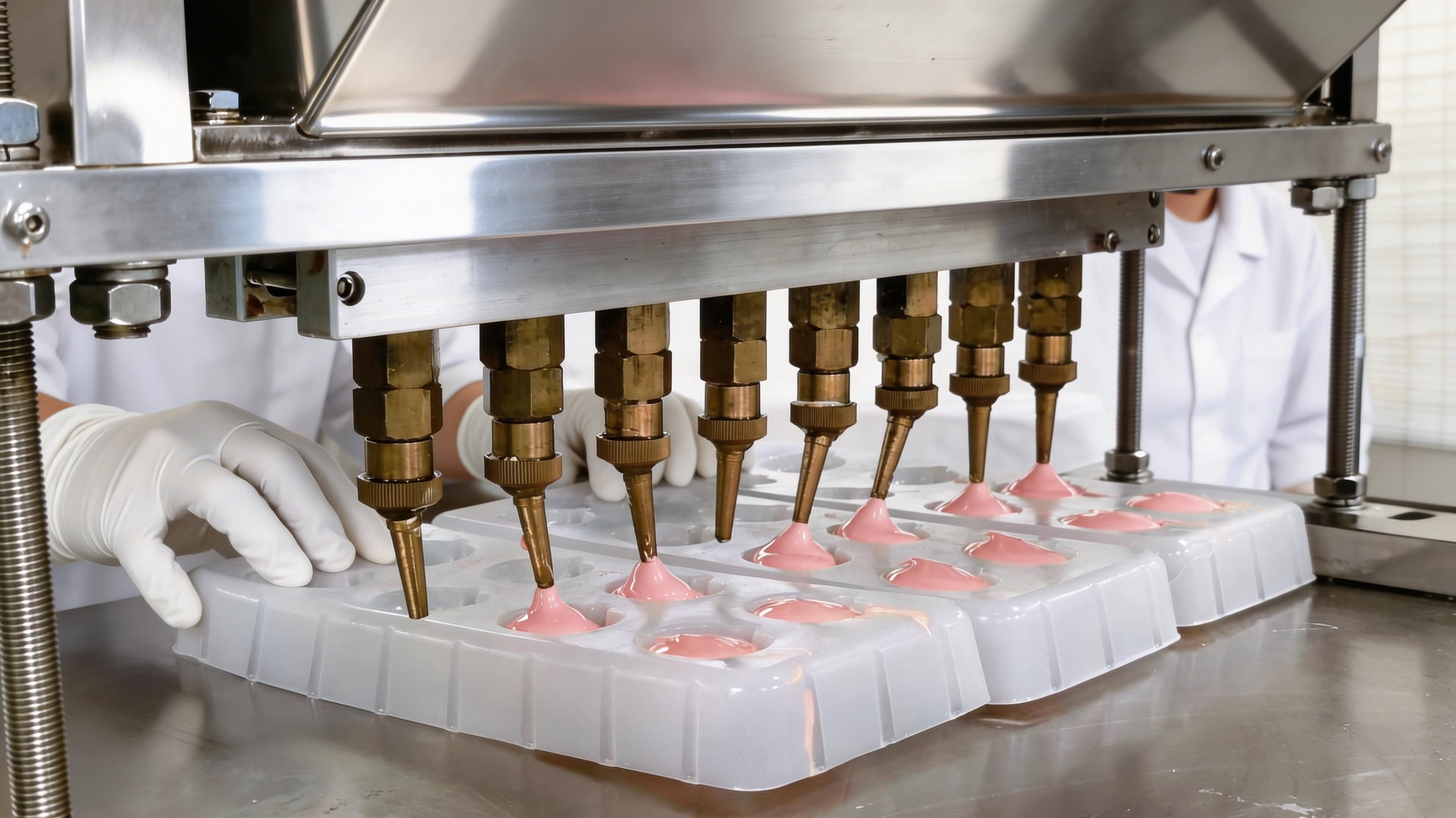 Custom marshmallow packaging line at York Candy factory -- private label and OEM marshmallow packaging for EU and US markets