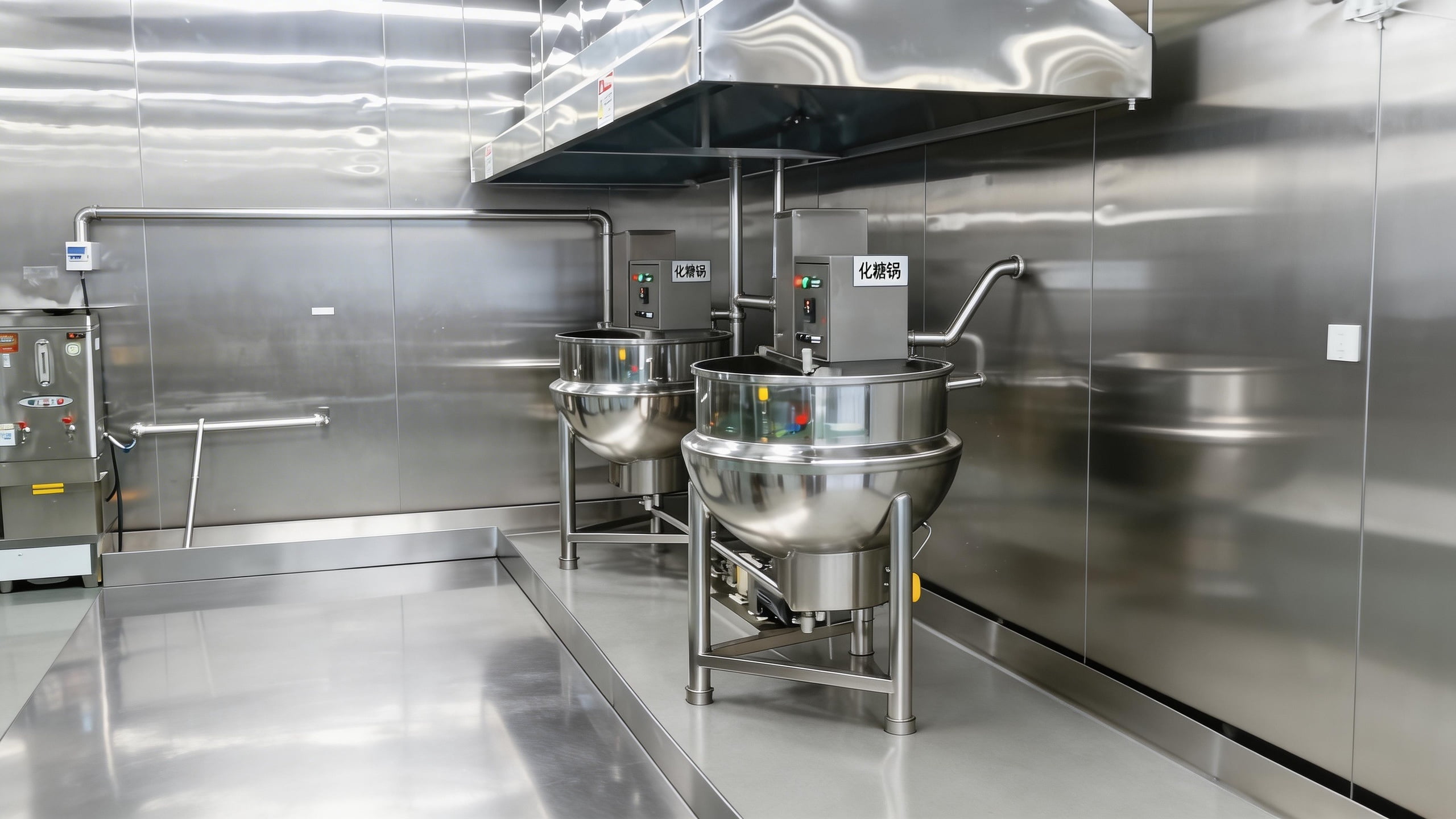 Quality control laboratory at York marshmallow factory -- ensuring every marshmallow batch meets BRC, FDA, and ISO 22000 standards