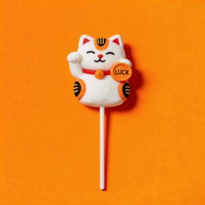 Lucky Cat Marshmallow Pop