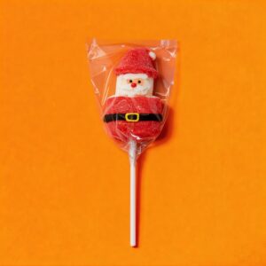 Santa Marshmallow Lollipop