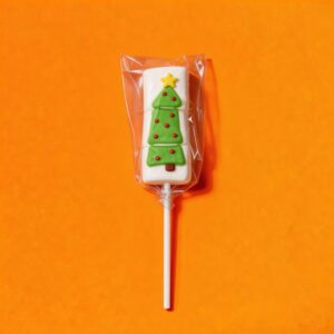 Christmas Tree Marshmallow Lollipop