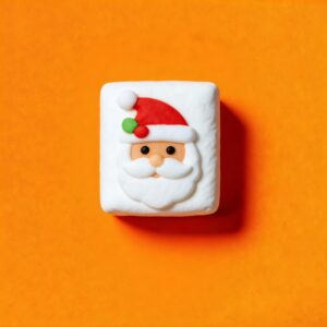 Santa Face Marshmallow Cube