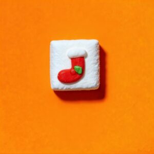 Christmas Stocking Marshmallow Square