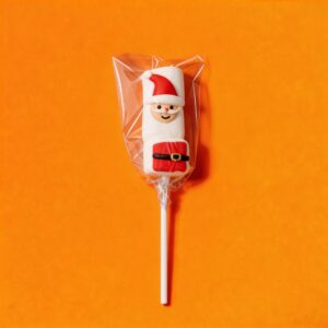 Mini Santa Marshmallow Pop